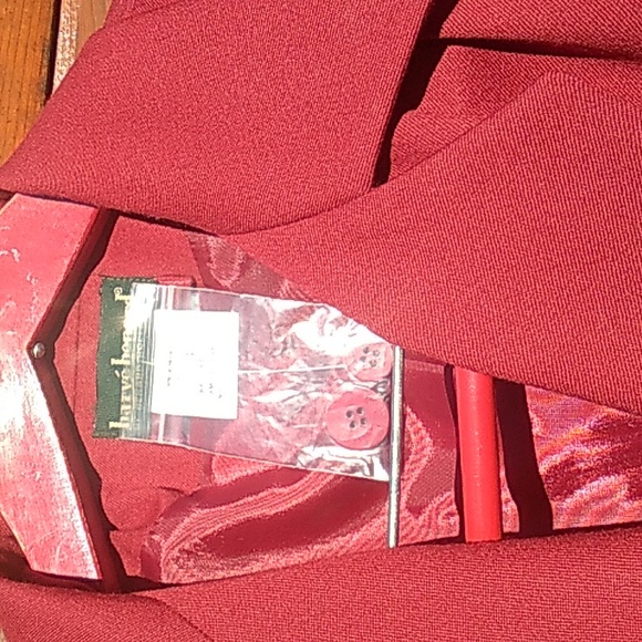 βοΈ Harve Bernard Wool Gabardine STUNNING BRICK π§± RED COAT DRESS Sz 12/14 IMO - Picture 9 of 13